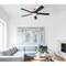 Westinghouse Ceiling Fan Indoor 52In Comet DmLED BrNk Rvrs 5-Bld Char/Wengue Frost Glass 7305400 - alternate 6